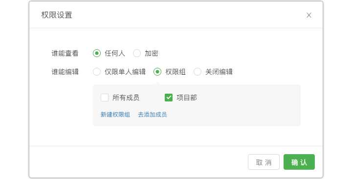 空码权限设置