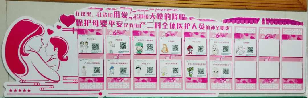 QR code health education wall